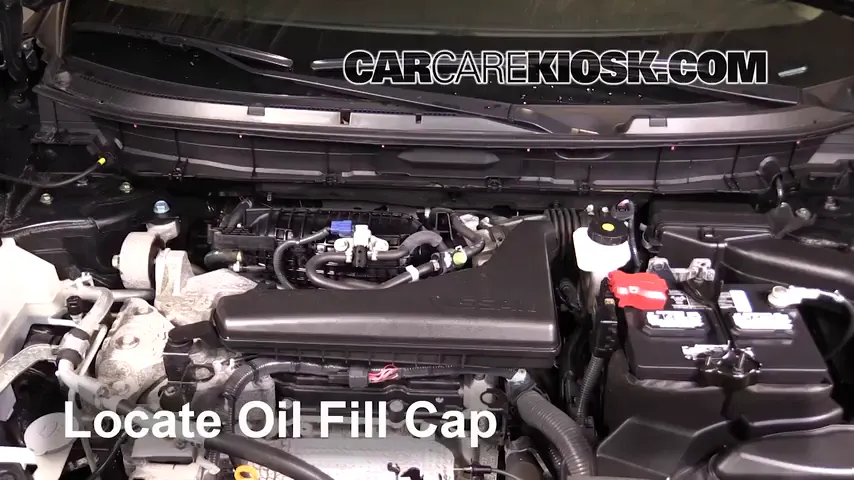 2016 Nissan Rogue S 2.5L 4 Cyl. Oil Add Oil